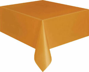 Table cover, Orange Plastic