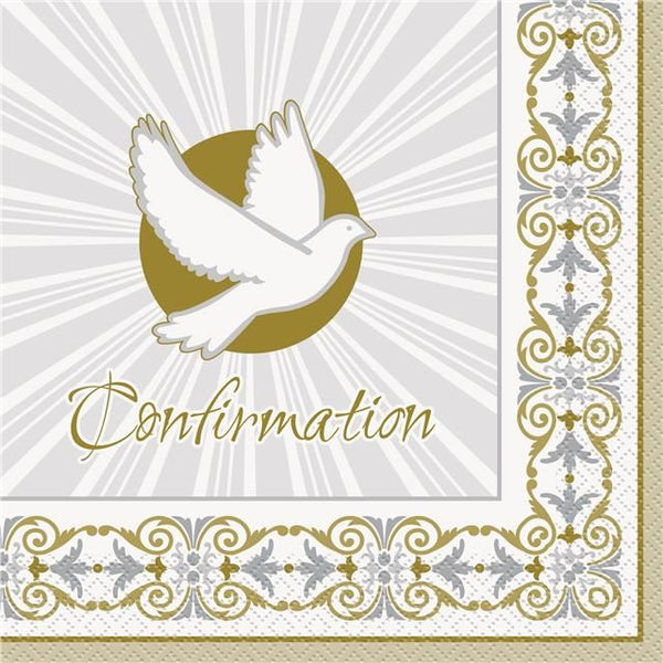 Napkins, Confirmation Dove 33 x 33cm