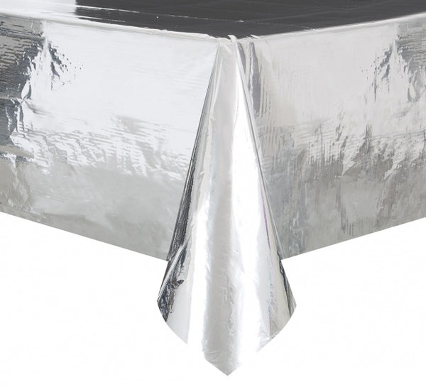 Table cover, Silver foil Plastic