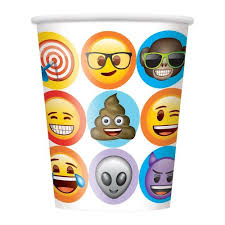 Emoticons Party Cups x 8