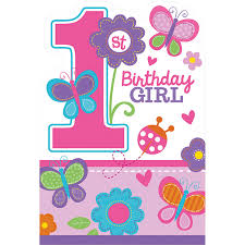 Sweet Birthday Girl invitations