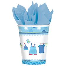 Cups Shower With Love - Boy Paper
