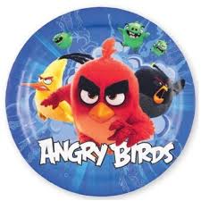 Angry Birds Plates Round