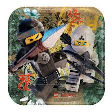 Ninjago Plates Square
