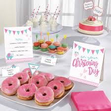 Buffet Kit Christening Pink