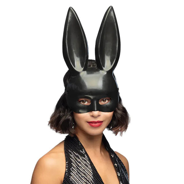 Half mask Bunny black
