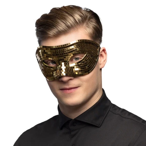 Eye mask Disco gold