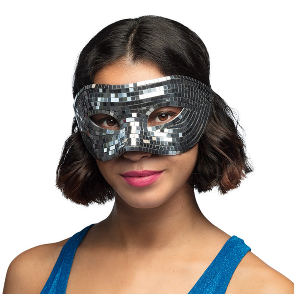 Eye mask Disco silver