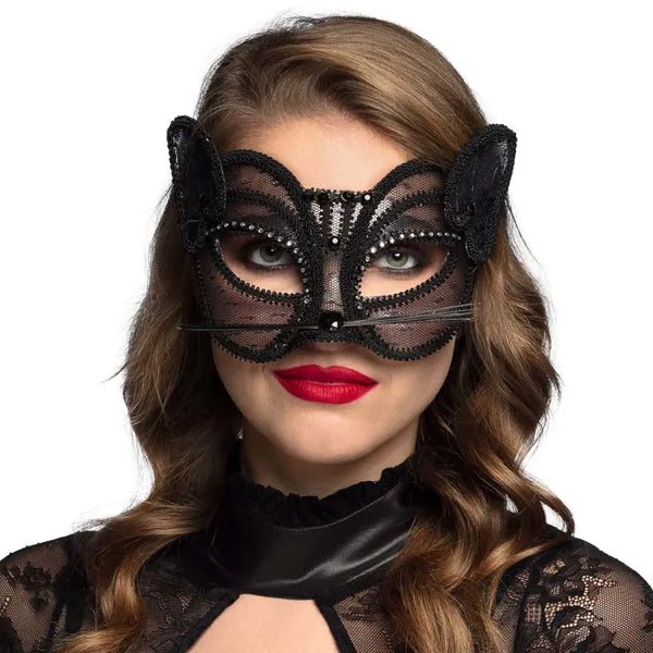 Lace eye mask Cat deluxe