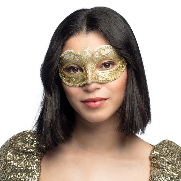 Mask Venice felina gold