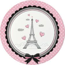 Party in Paris Plates