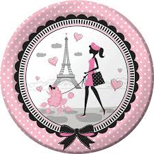 Party in Paris Plate