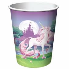 Unicorn Fantasy Cups X8