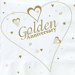 Napkins - 50th Wedding Anniv.