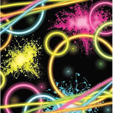 Glow Party napkins