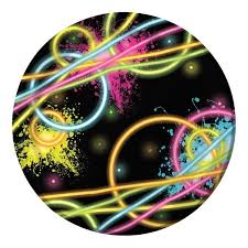 Glow Party Plates