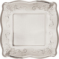 Plate Silver Banquet , Embossed