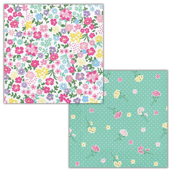 Floral tea party napkin