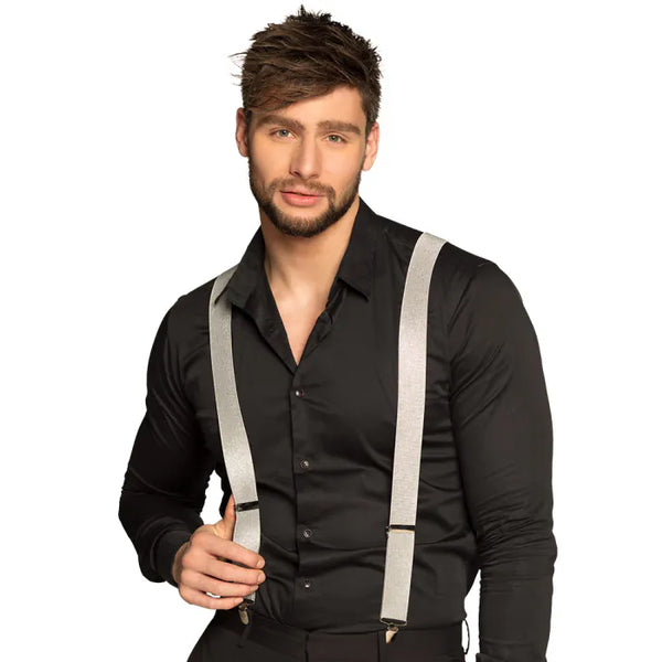 Suspenders Basic silver