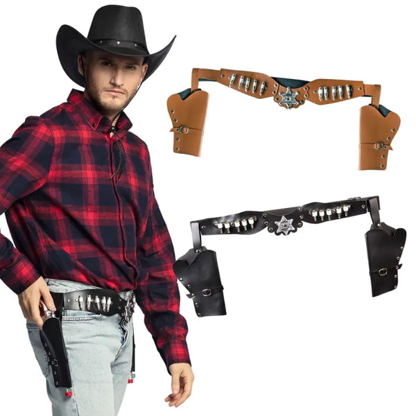 Double cowboy holster Sheriff