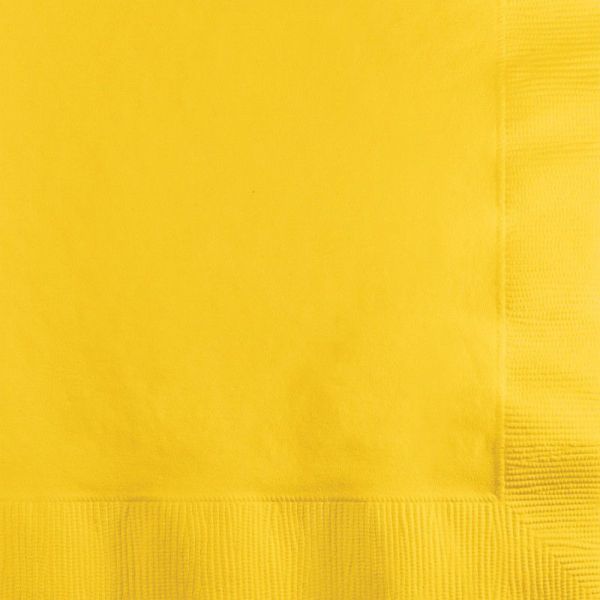 Napkins, Yellow 20pc