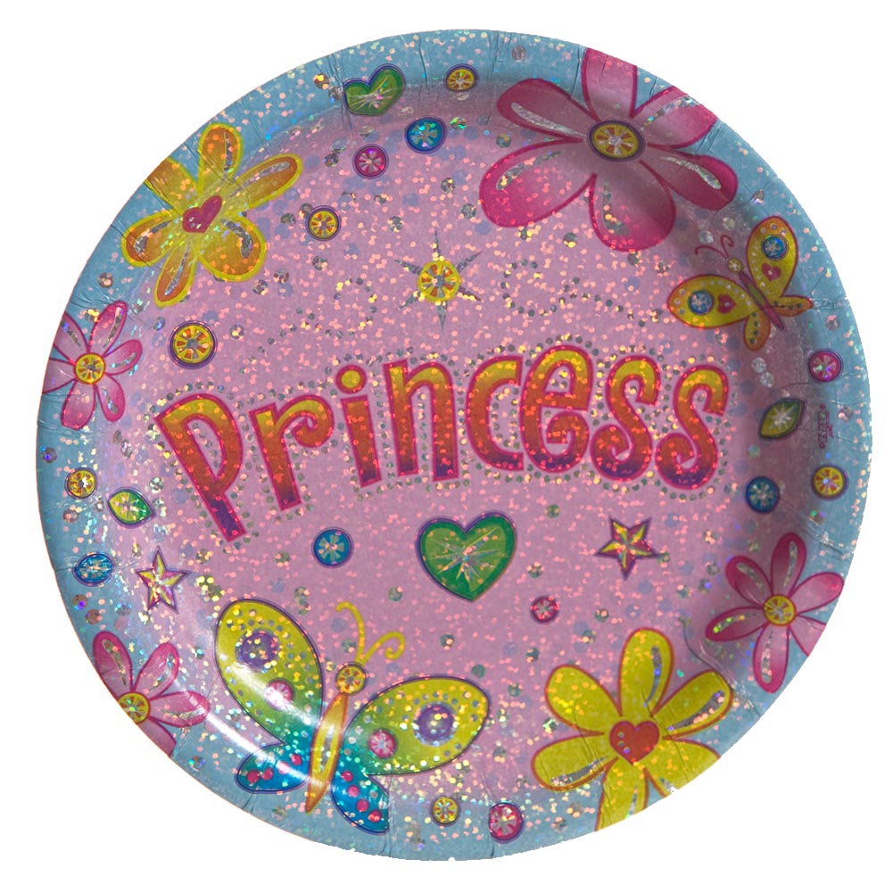 Birthday Princess Plates