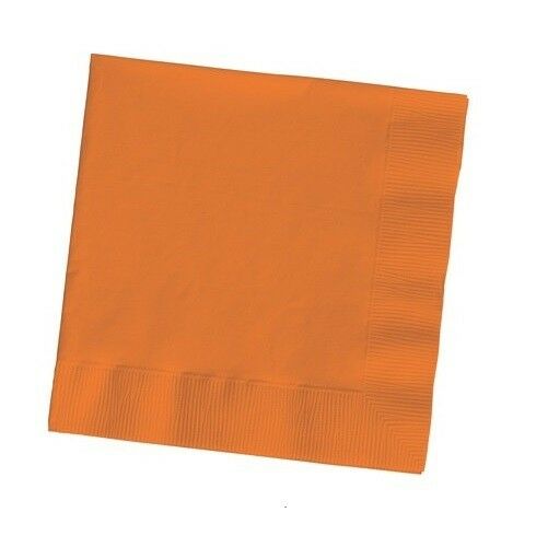 Napkins, Orange 50pc
