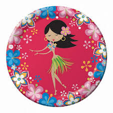Hula girl Plates Round 22.