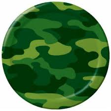 Army Camouflage plates Paper