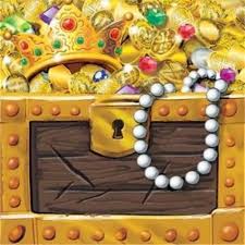 Pirates buried treasure napkins