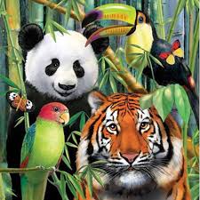 Jungle Wild Animals NAPKINS