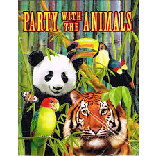 Jungle Wild Animals Invitations