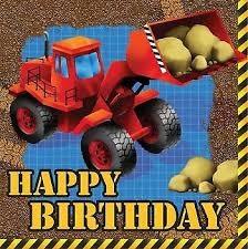 Construction Birthday Napkins,