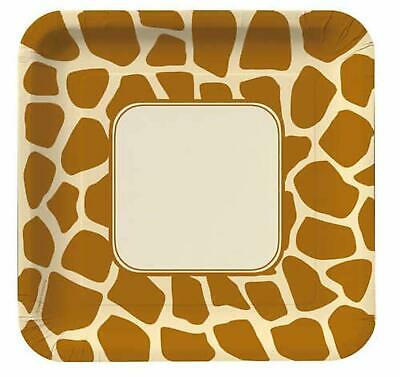 Animal Print Plates Giraffe