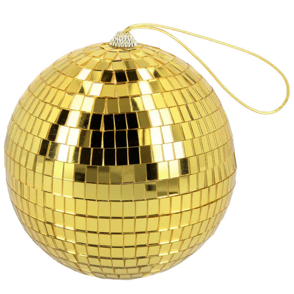 Disco ball gold 15cm