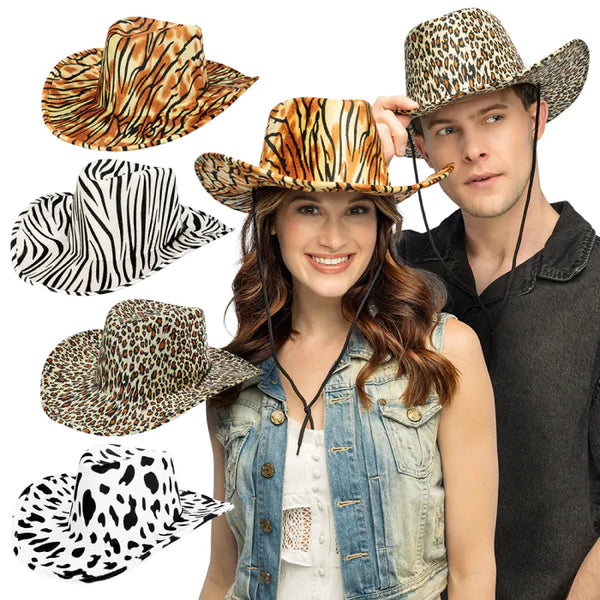 Cowboy hat Wild 4 ass.
