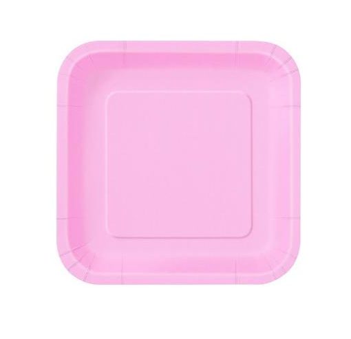 Babypink 16ct Paper plates 18cm