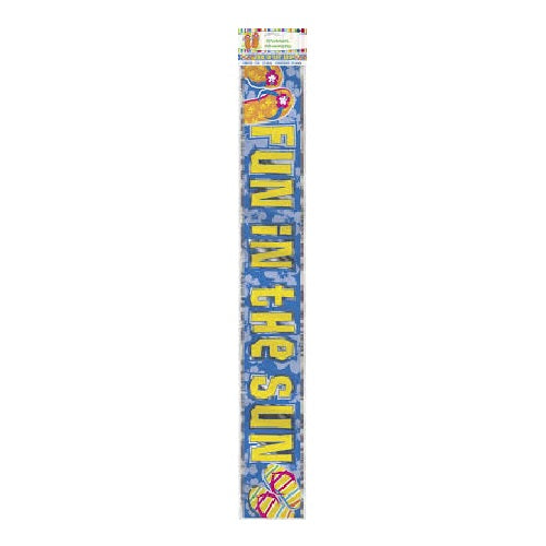 Hawaiian Flip Flop Fun Banner