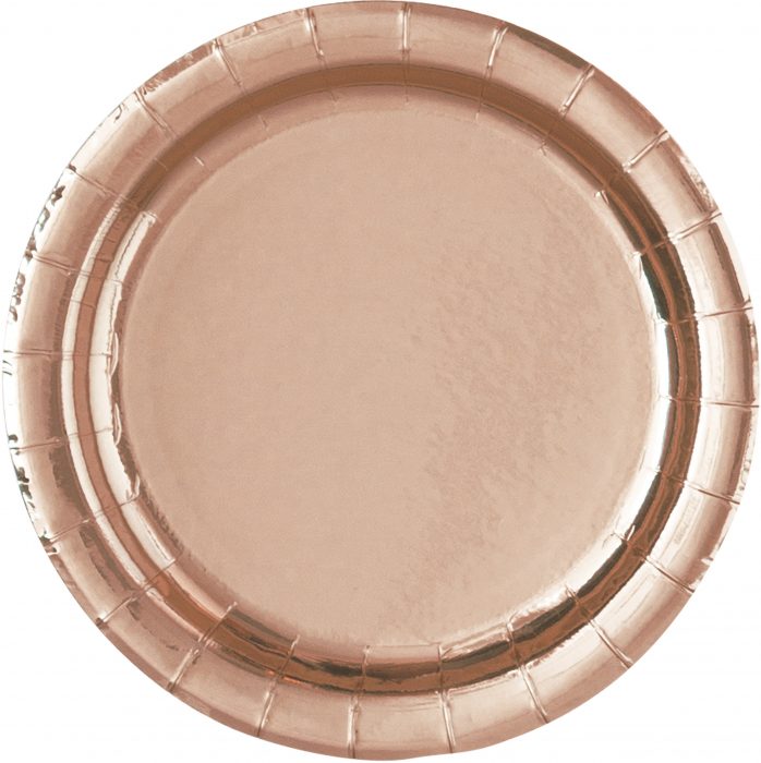 ROSE GOLD FOIL BUFFET Plates