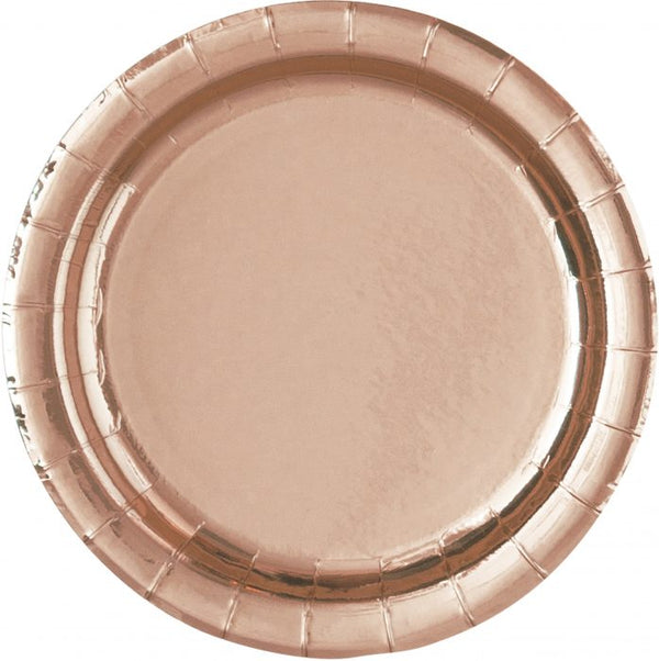 ROSE GOLD FOIL BUFFET Plates