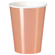 Unique Party Cups - Rose Gold