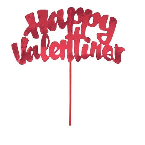 Valentines Day Cake Topper Pick