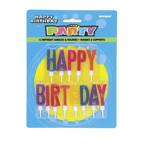 Happy Birthday Candles
