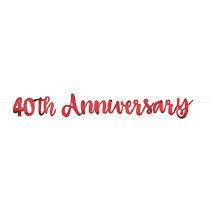 40th Anniv. banner
