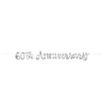 Diamond 60th Wedding Anniv. Bunting