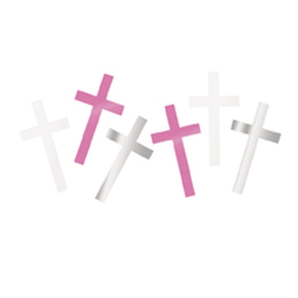 Confetti Cross Pink