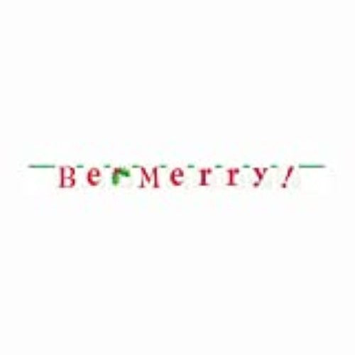 Christmas Jointed Banner - Be Merry