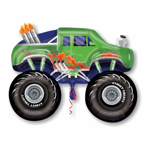 Balloon Monster Truck green 60 x 60