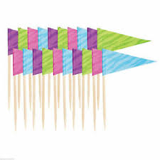 Coloured snack flag