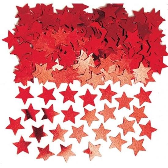 Confetti Star Red